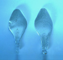 'Heels' -  cast glass